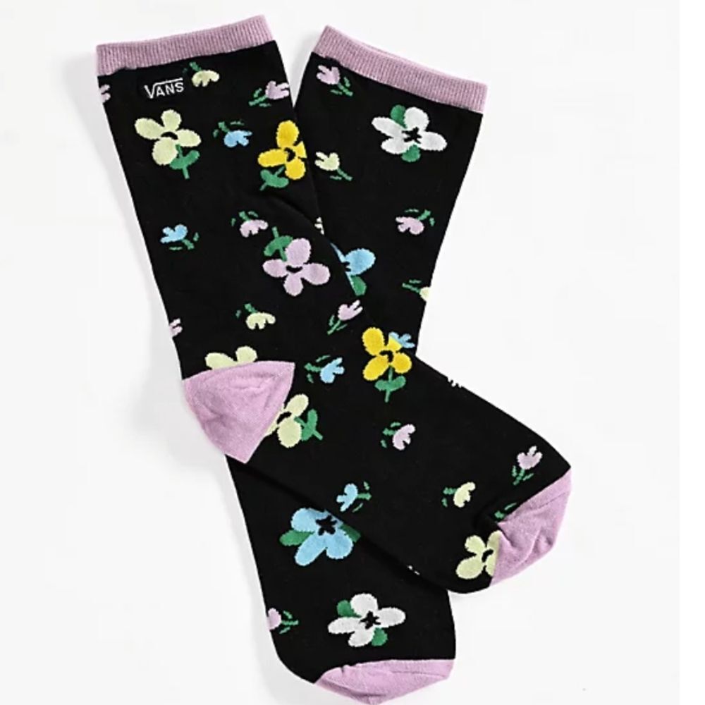 Vans Ticker Floral Crew Socks